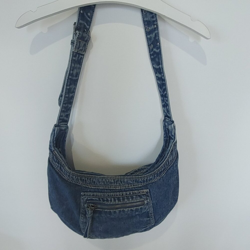 Denim Purse Hobo Crossbody - Picture 14 of 14